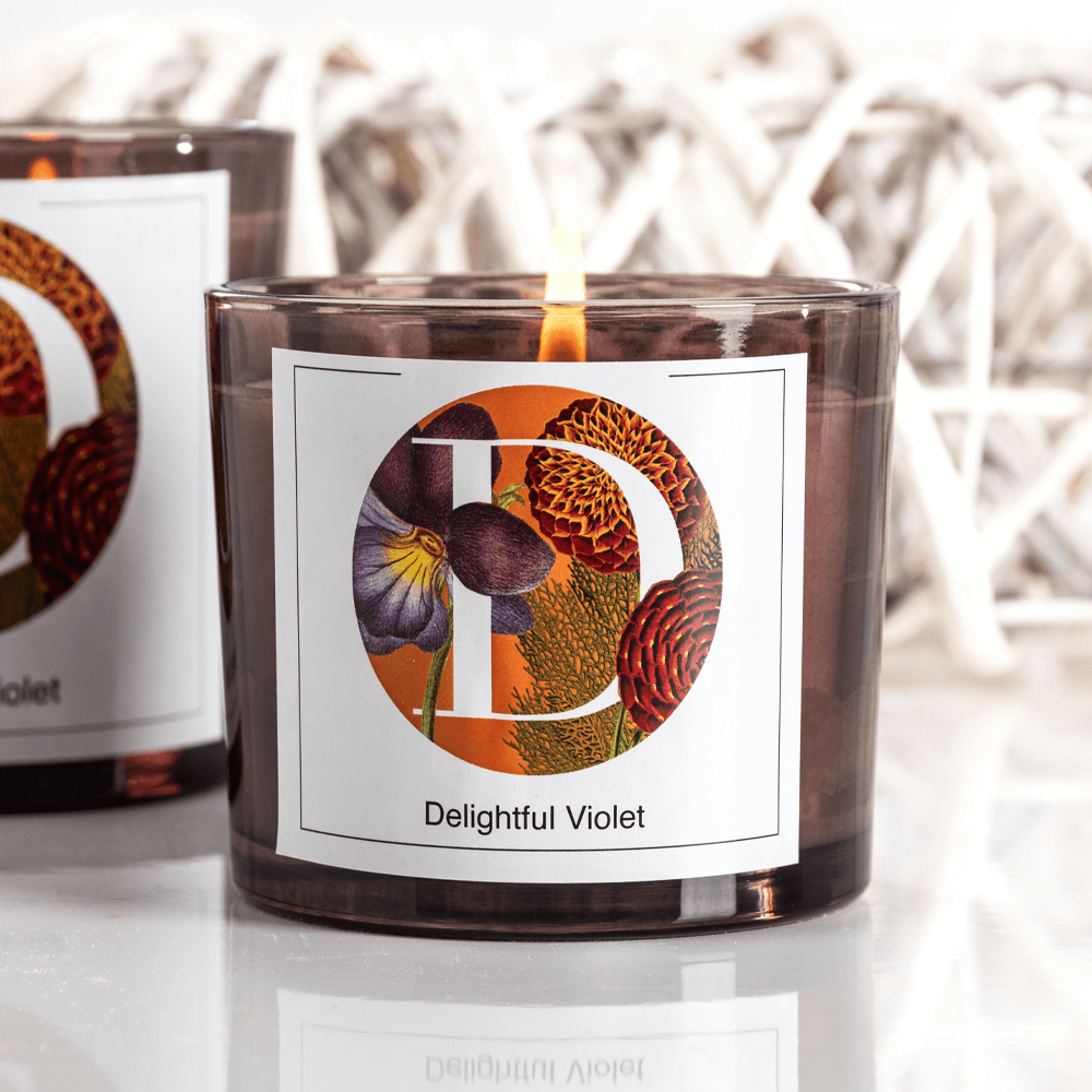 Sbam Design Candela profumata -D – Delightful Violet Pezzi Unici