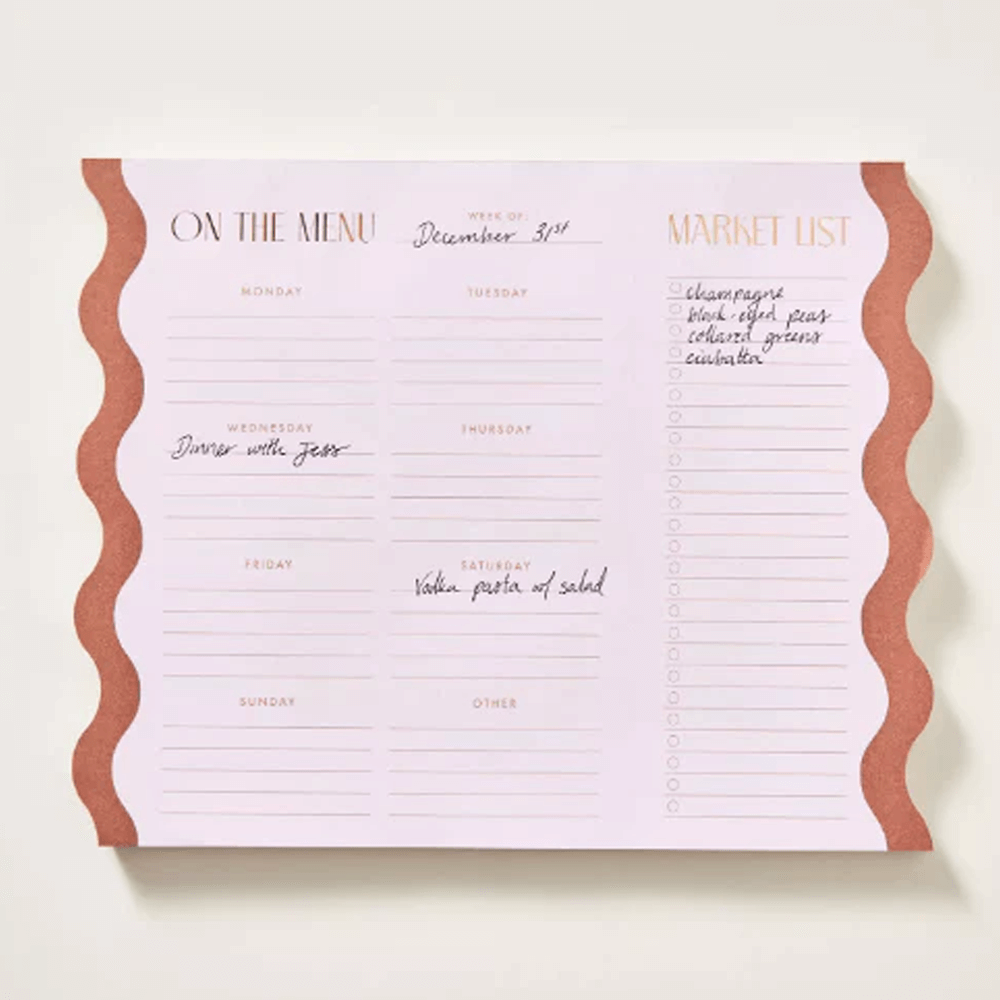 Sbam Design Meal planner settimanale Saldi Di Fabbrica