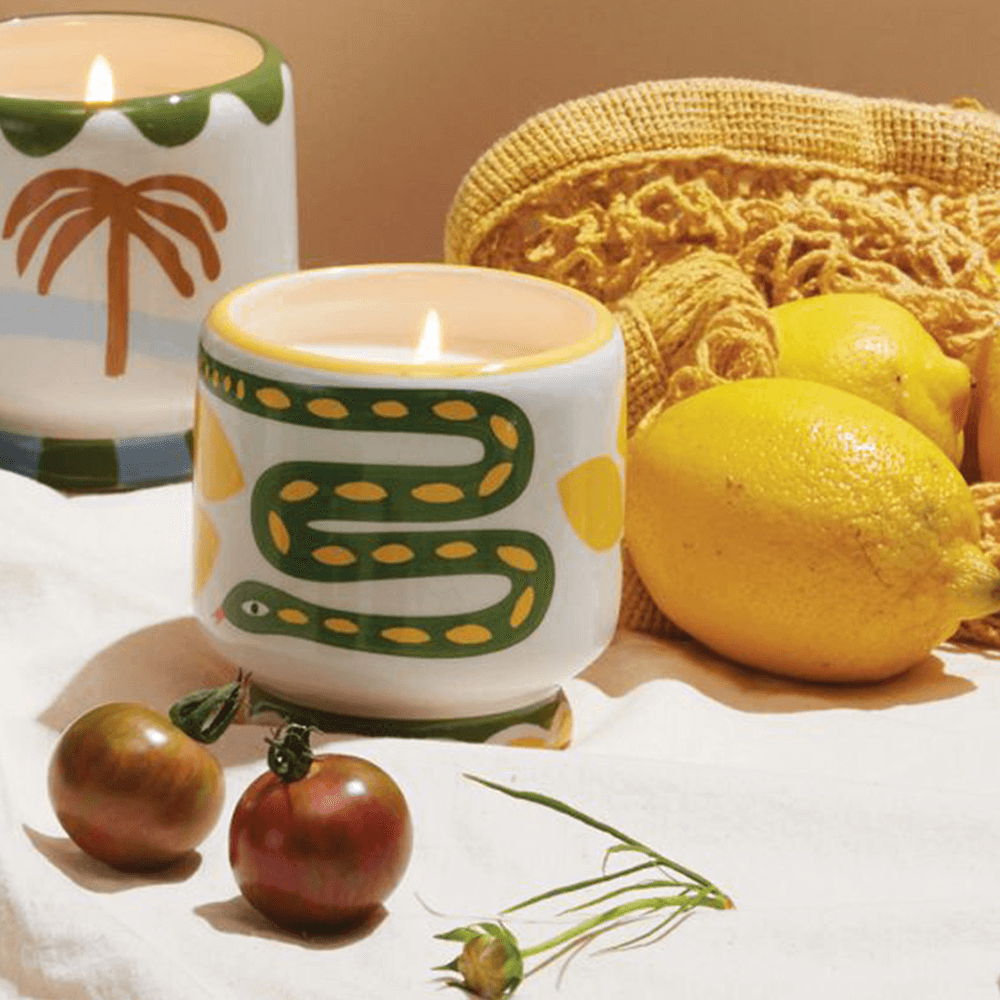 Sbam Design Candela profumata in vasetto di ceramica – wild lemongrass In Saldo