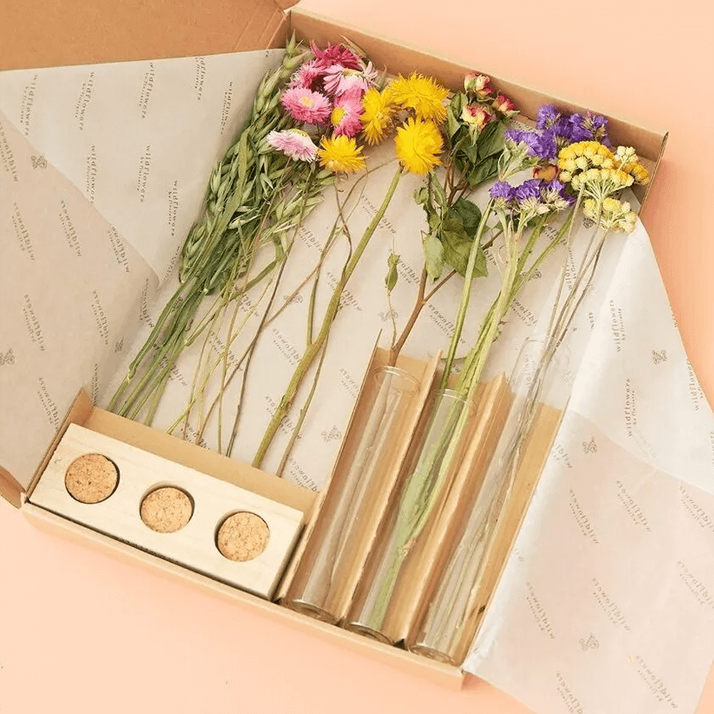 Sbam Design Set fiori secchi e fialette 2025