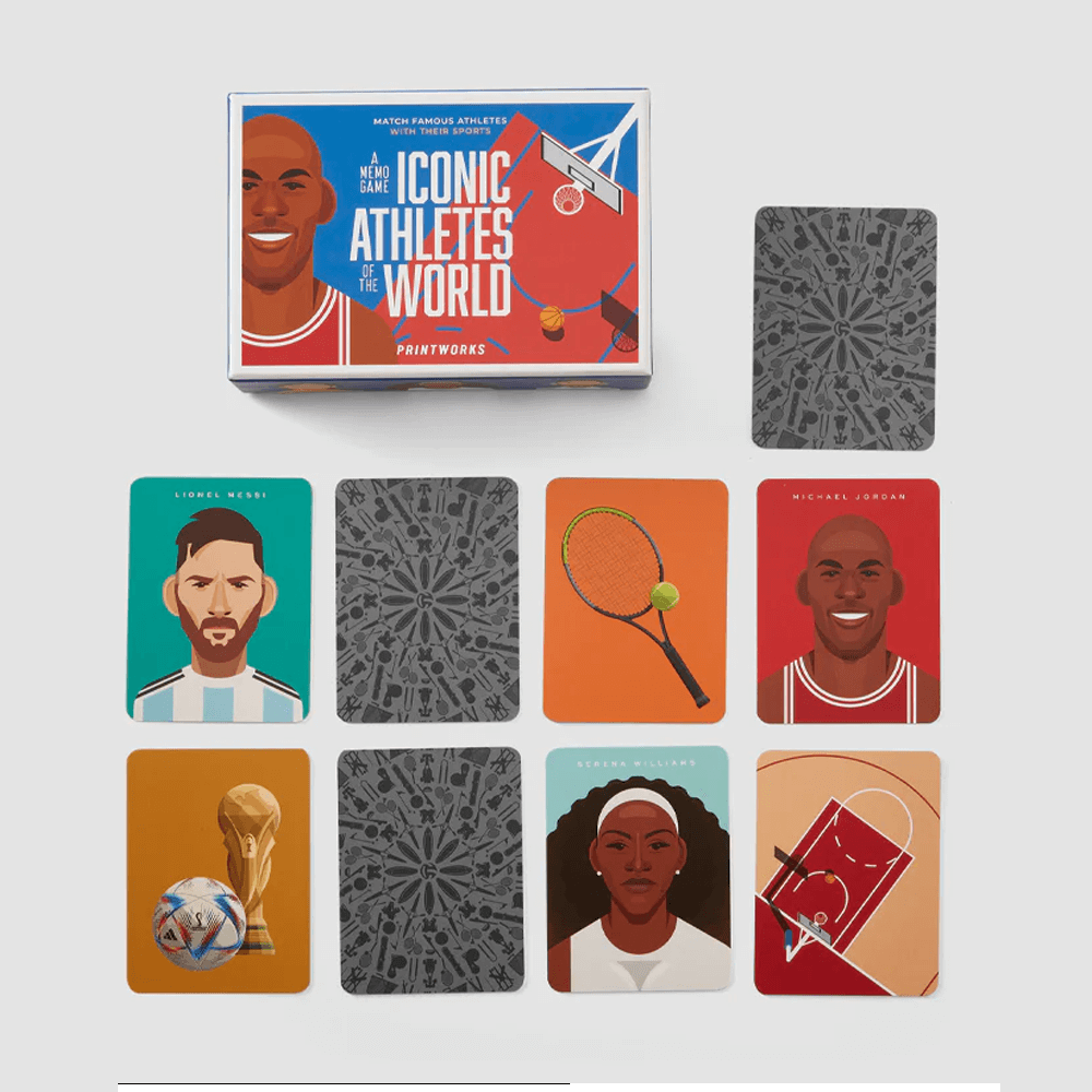 Sbam Design Memory game – Iconic Athletes Convenienza