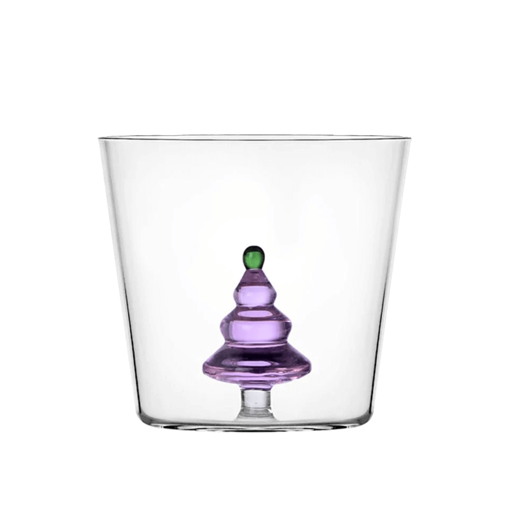 Sbam Design Bicchiere di vetro – Alberi di Natale colorati Novità