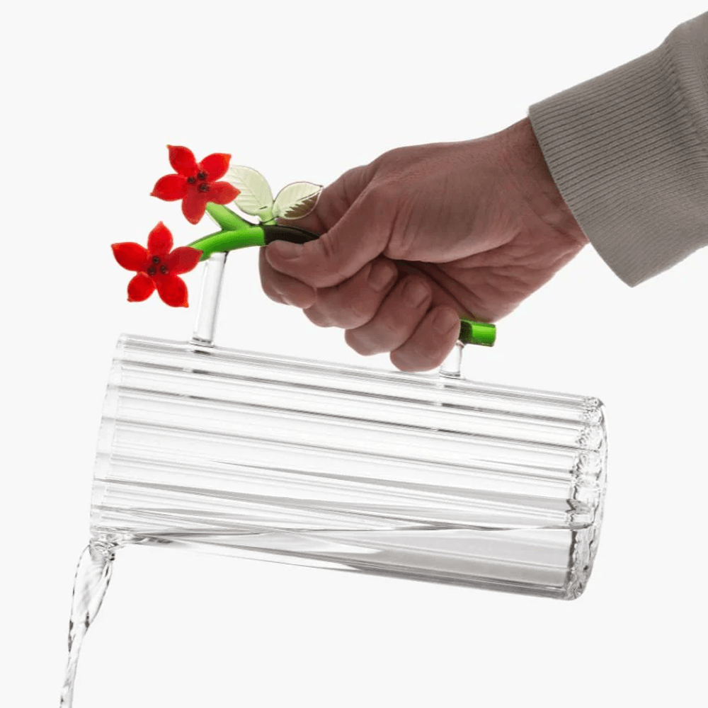 Sbam Design Brocca di vetro – Christmas Flowers Economico