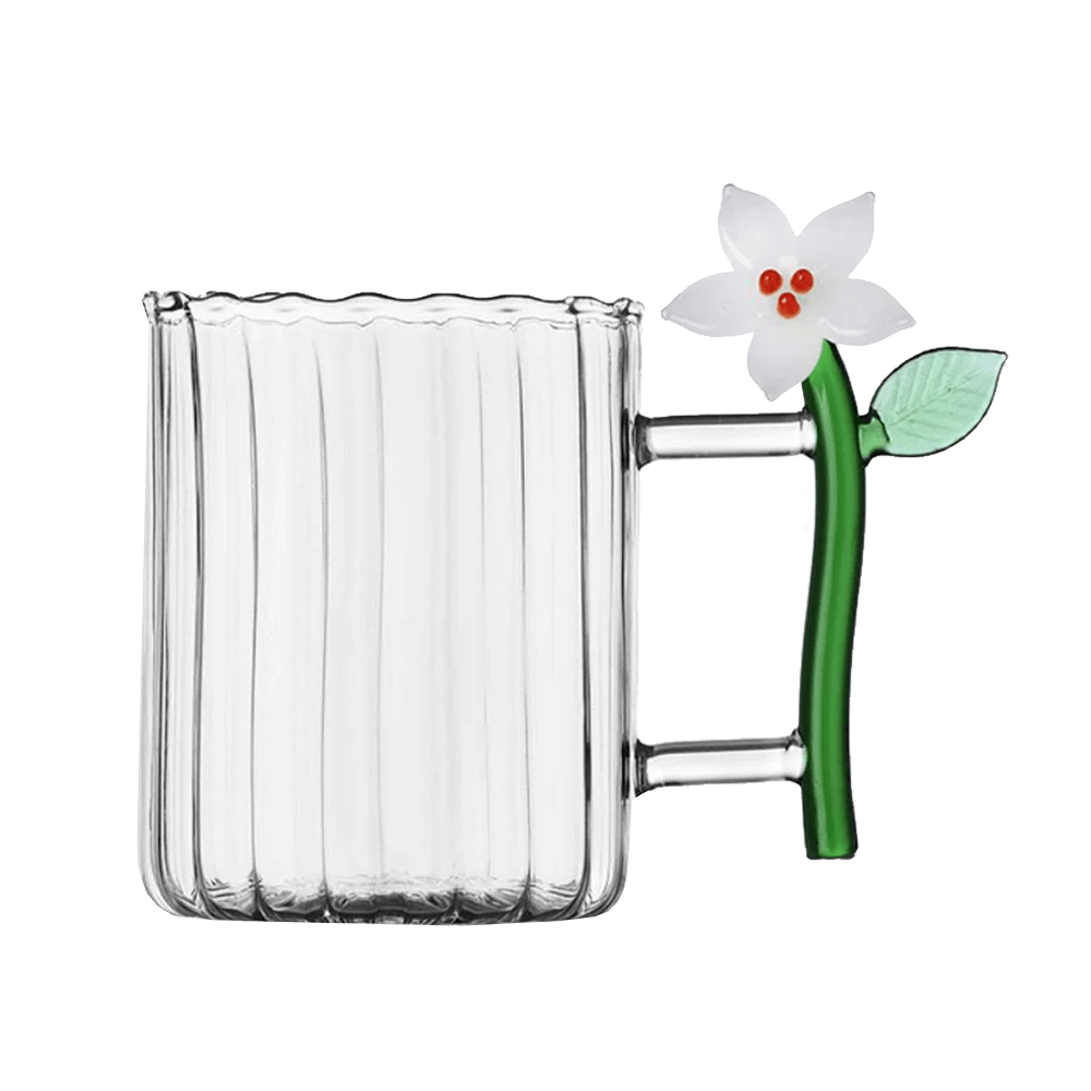 Sbam Design Tazza in vetro – Christmas Flowers Online