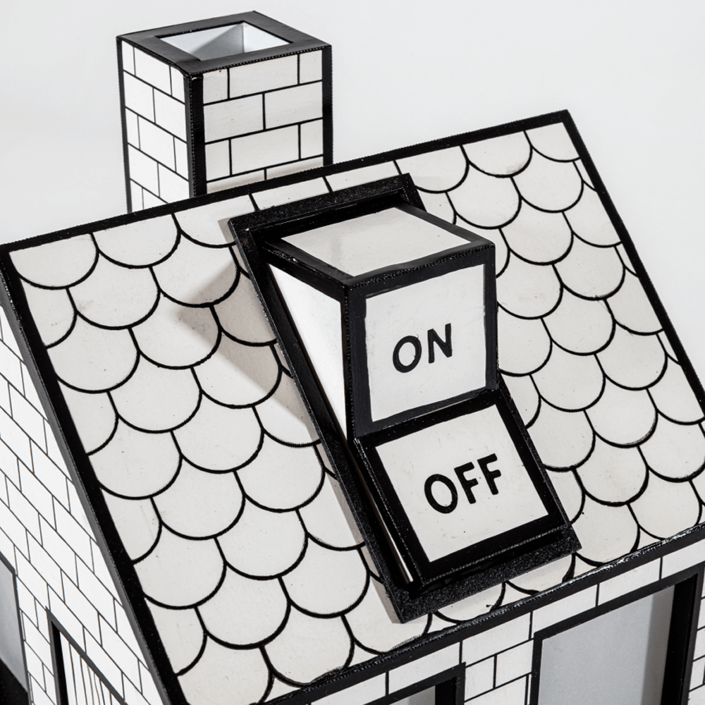 Sbam Design On Off Lamp – Lampada da tavolo in carta riciclata 2025
