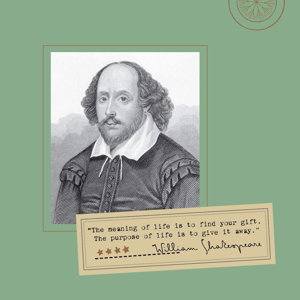 Sbam Design Candela in scatola di latta – library William Shakespeare Vendita