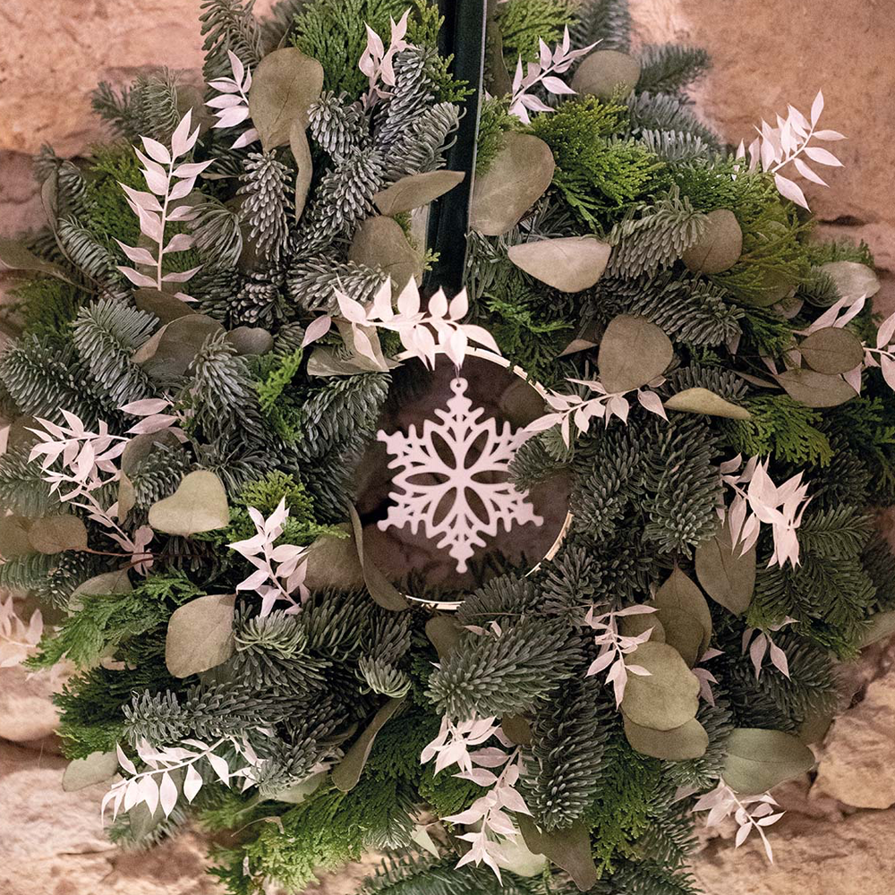 Sbam Design Decorazione fiocco di neve in porcellana 2025