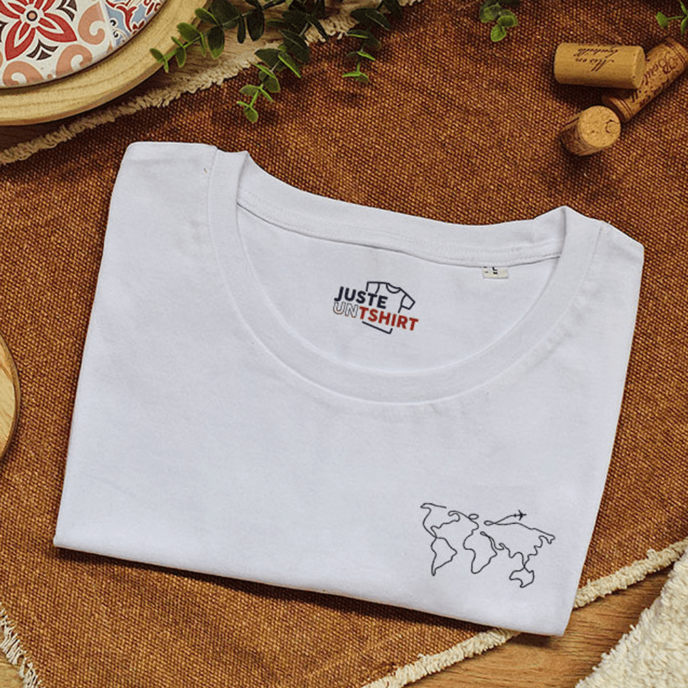 Sbam Design T-Shirt ricamata – Travel Sconto