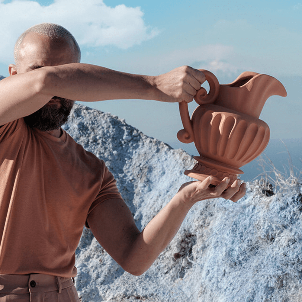 Sbam Design Caraffa in terracotta Magna Graecia Outlet
