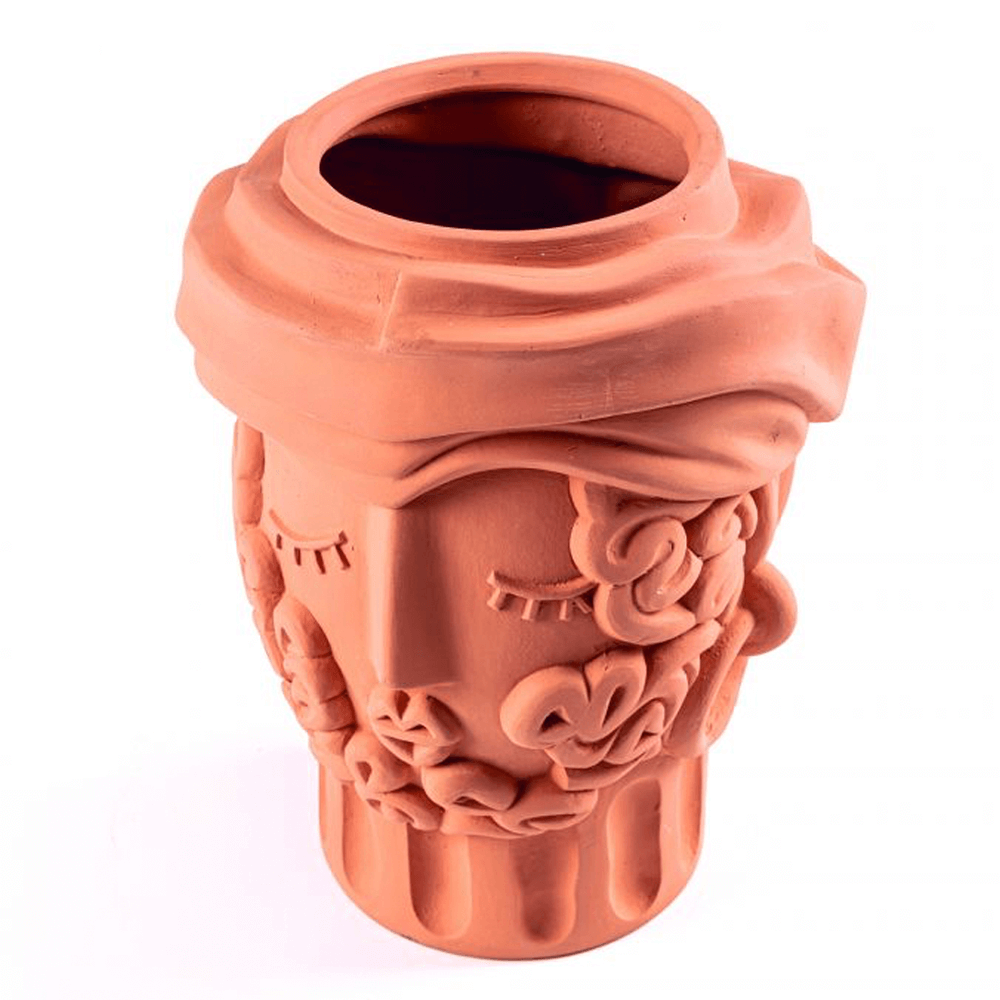 Sbam Design Vaso in terracotta Magna Graecia – Man In Vendita