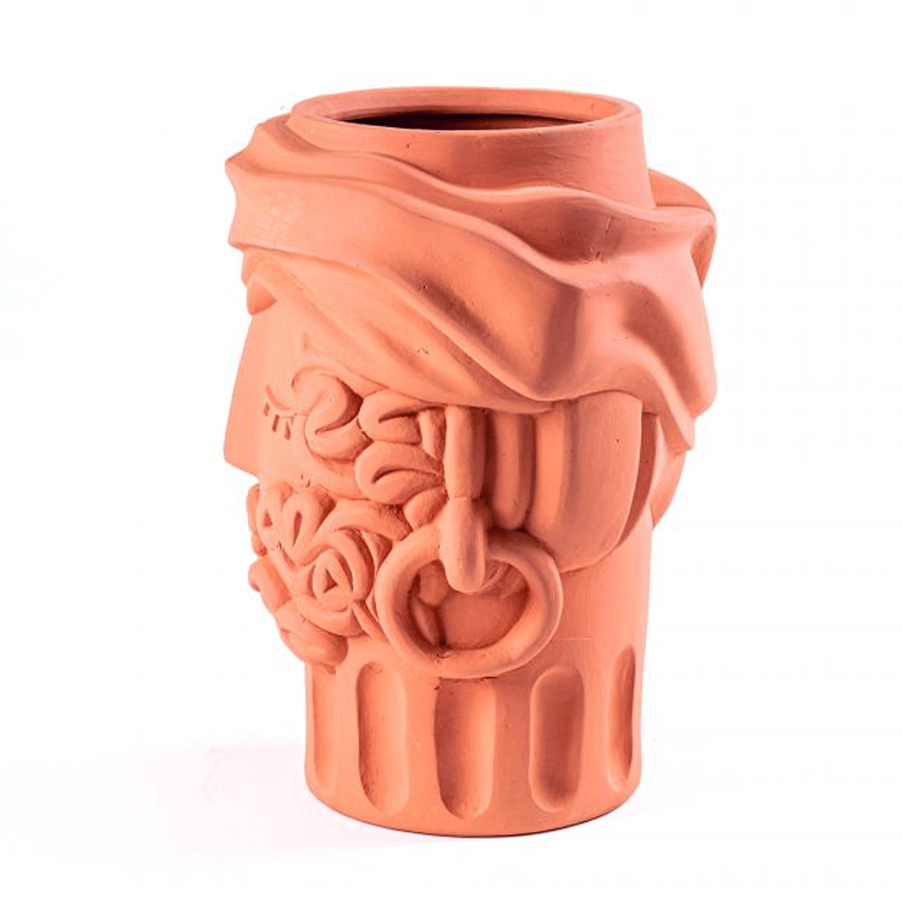 Sbam Design Vaso in terracotta Magna Graecia – Man In Vendita