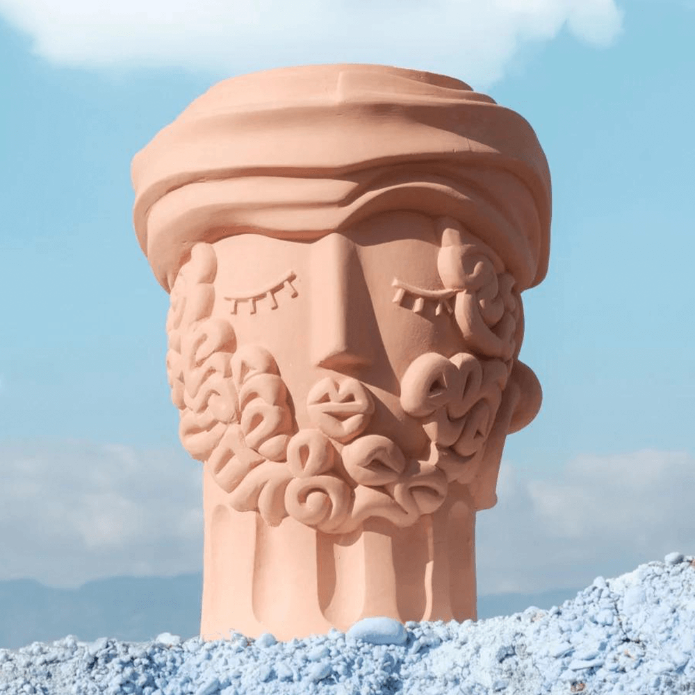 Sbam Design Vaso in terracotta Magna Graecia – Man In Vendita