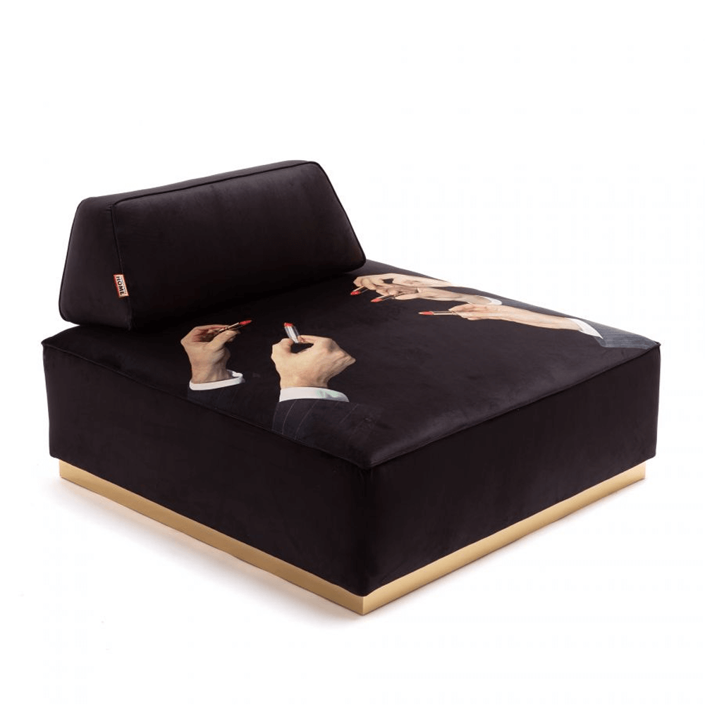 Sbam Design Pouf Toiletpaper – Lipstick Black 2025
