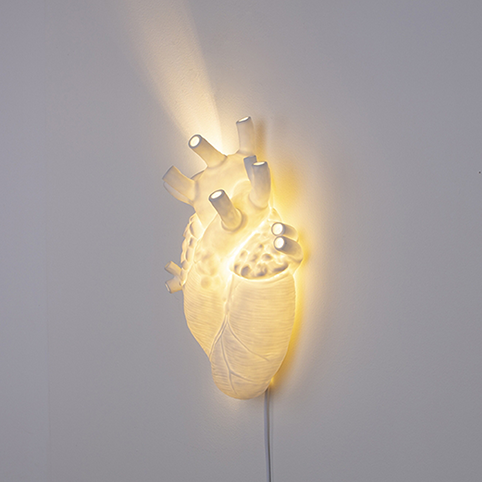 Sbam Design Lampada applique – Heart Lamp In Vendita