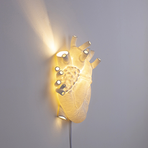 Sbam Design Lampada applique – Heart Lamp In Vendita