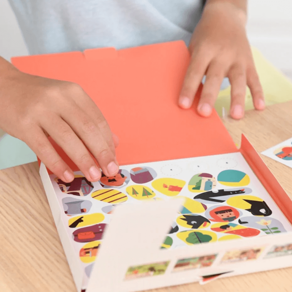 Sbam Design Cards con stickers – riccioli d’ oro e i tre orsi Vendita Economica
