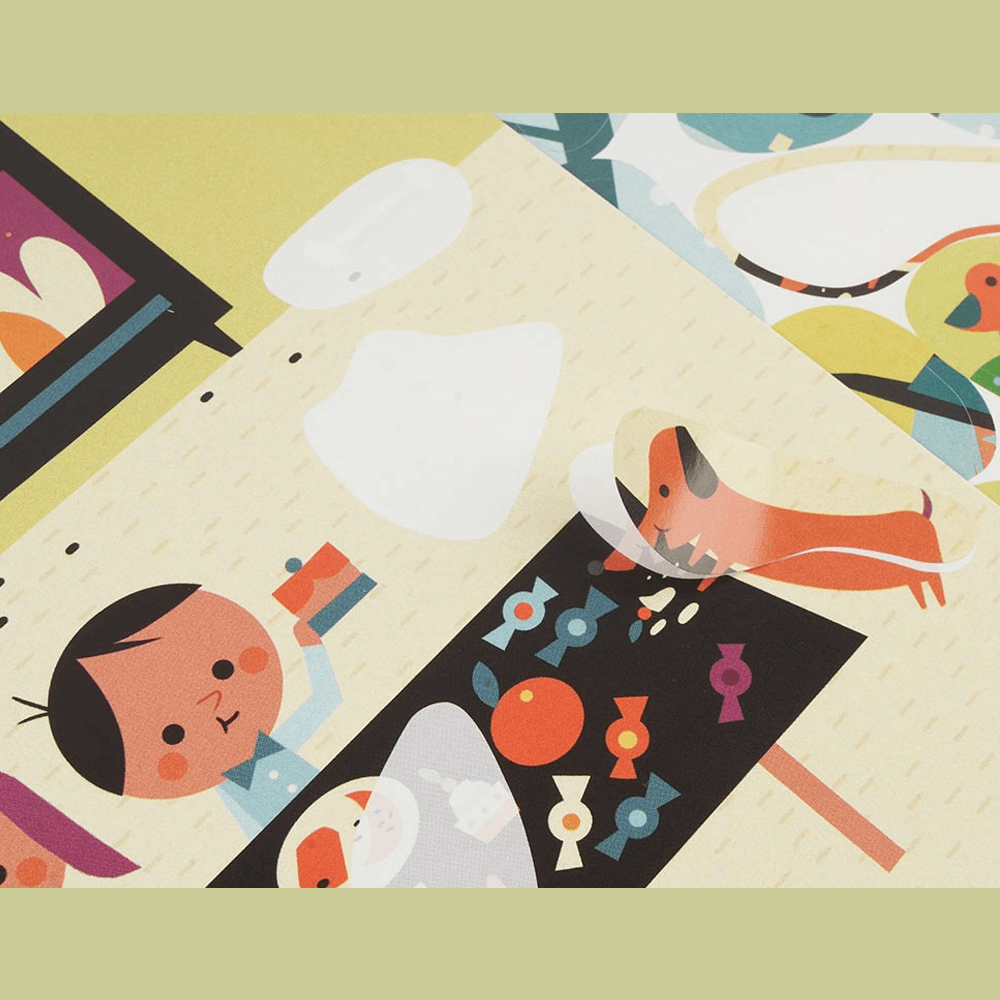 Sbam Design Cards con stickers – Hansel e Gretel Saldi Di Fabbrica