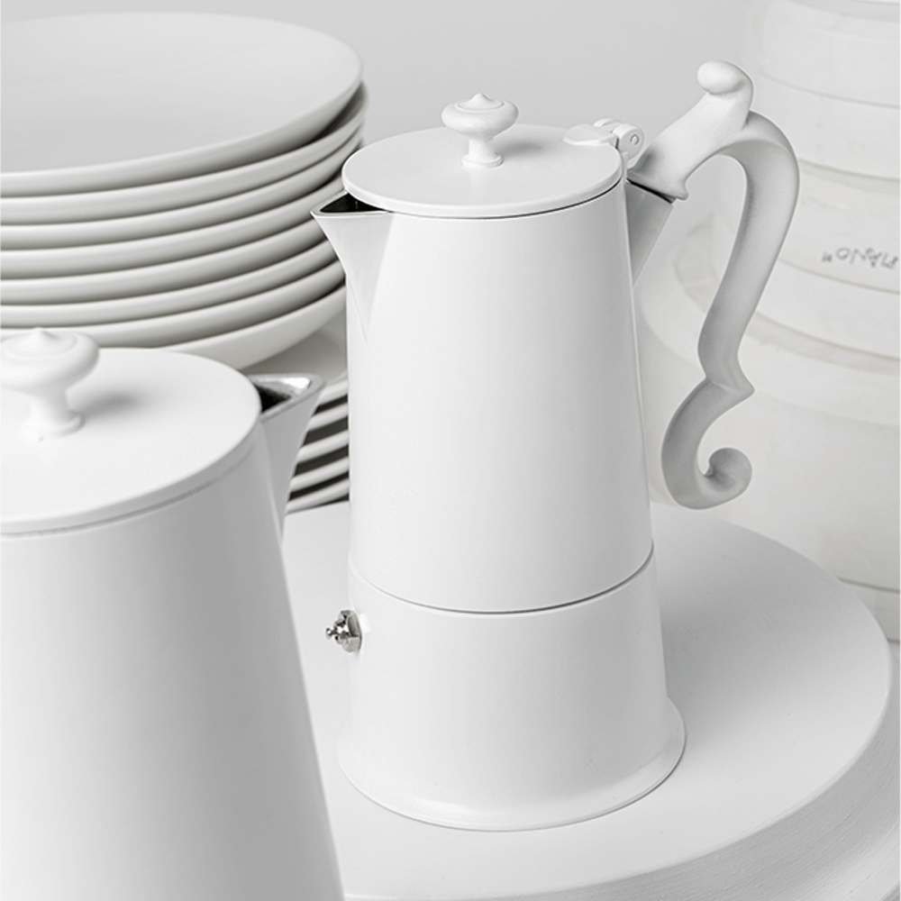 Sbam Design Caffettiera – Lady Anne White Promozione Limitata