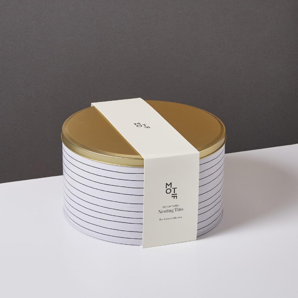 Sbam Design Set 3 scatole in latta – Aurorus Collection Novità