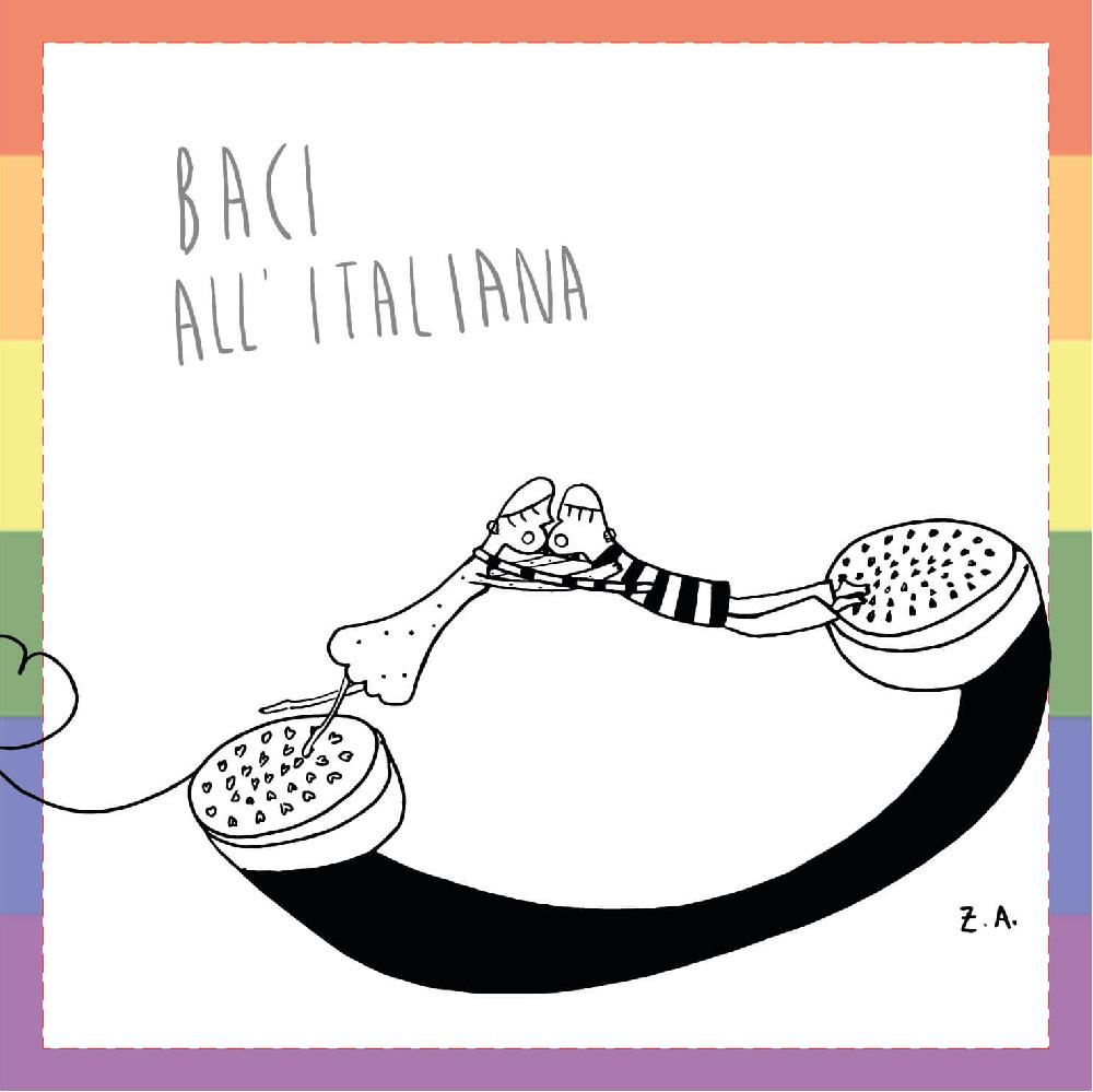 Sbam Design Vassoio Telefono – Baci all’italiana In Vendita