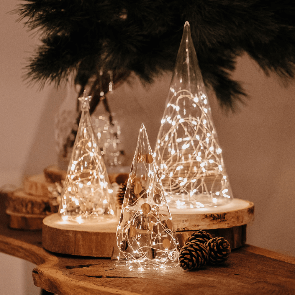 Sbam Design Decorazione Albero di Natale Pois con lucine Nuova