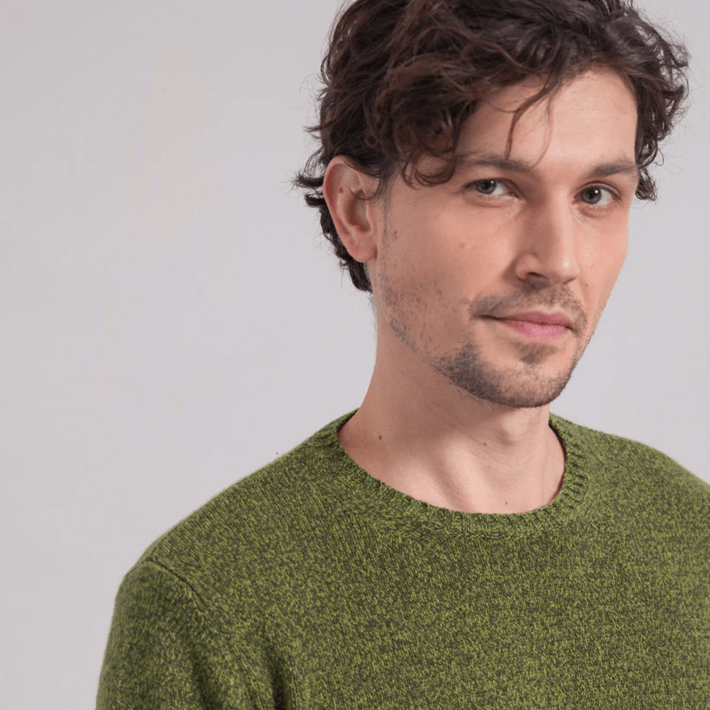 Sbam Design Maglione da uomo in Cashmere Rigenerato – Romeo In Vendita