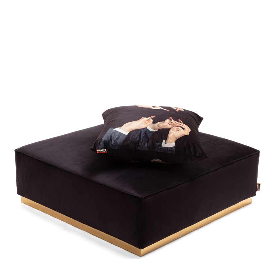 Seletti Modular Pouf Black Sottocosto