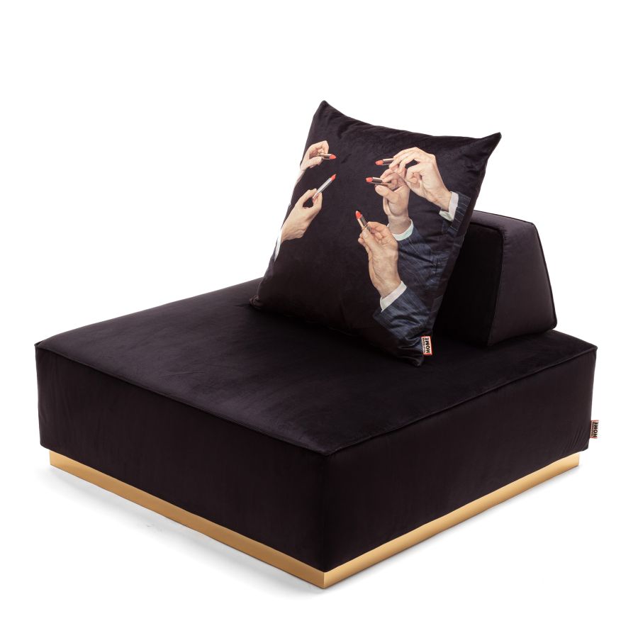Seletti Modular Pouf Black Sottocosto
