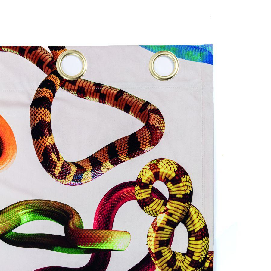 Seletti Curtain Snakes White In Vendita