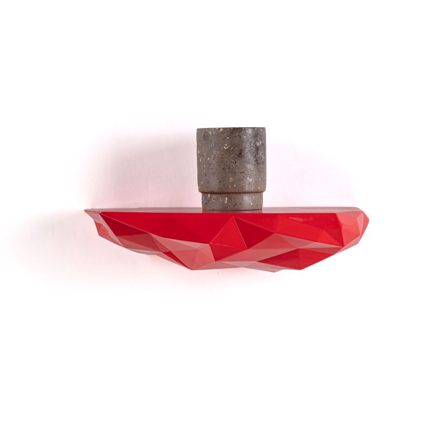 Seletti Space Rocks Shelf Small White Saldi