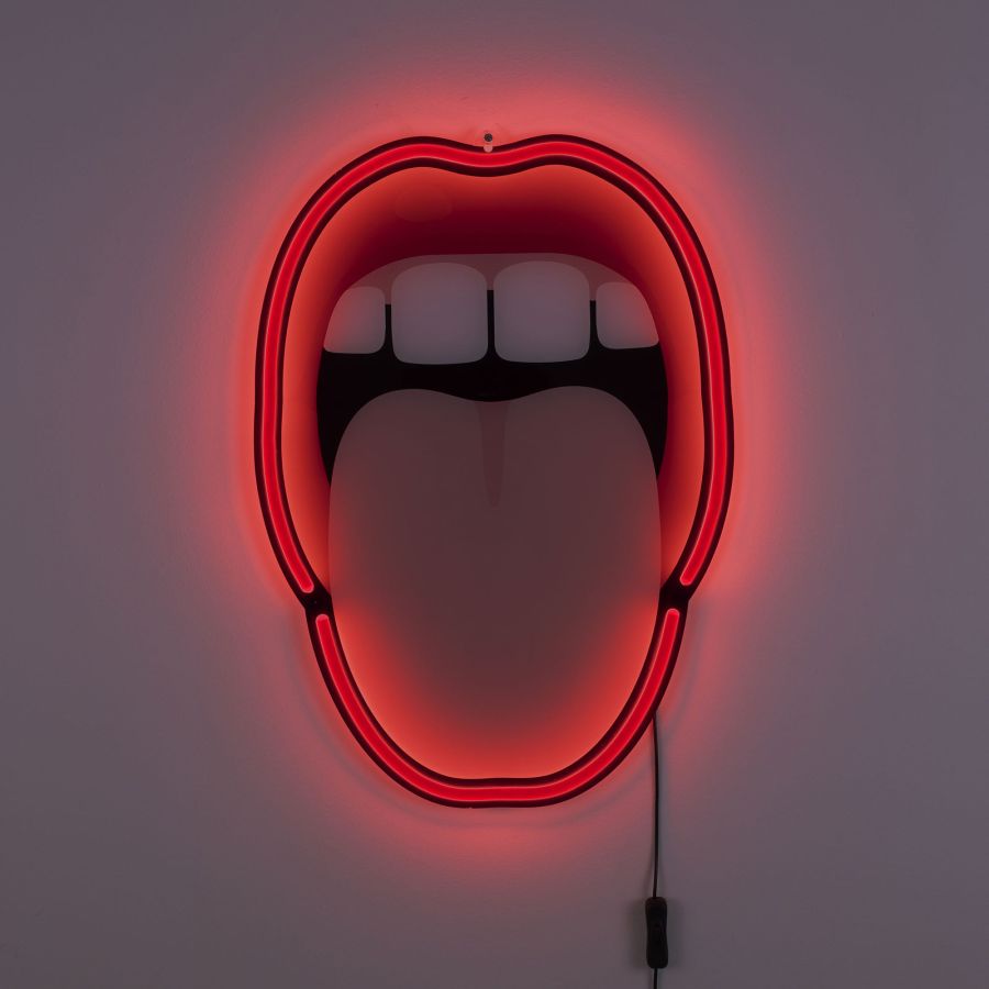 Seletti Led Lamp Tongue In Linea