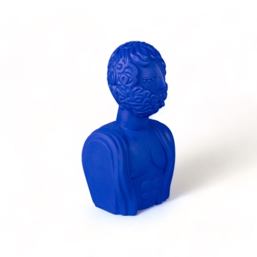 Seletti Terracotta Bust Man Blue Qualità Garantita