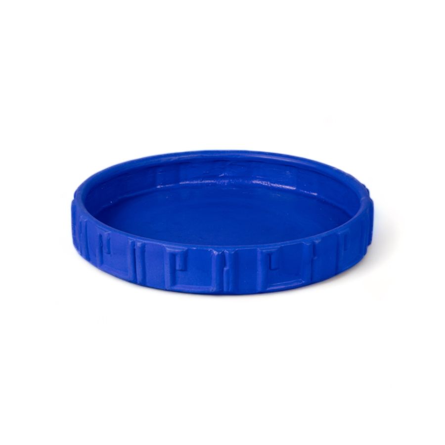Seletti Terracotta Vase with Saucer Greca Blue Negozi Online