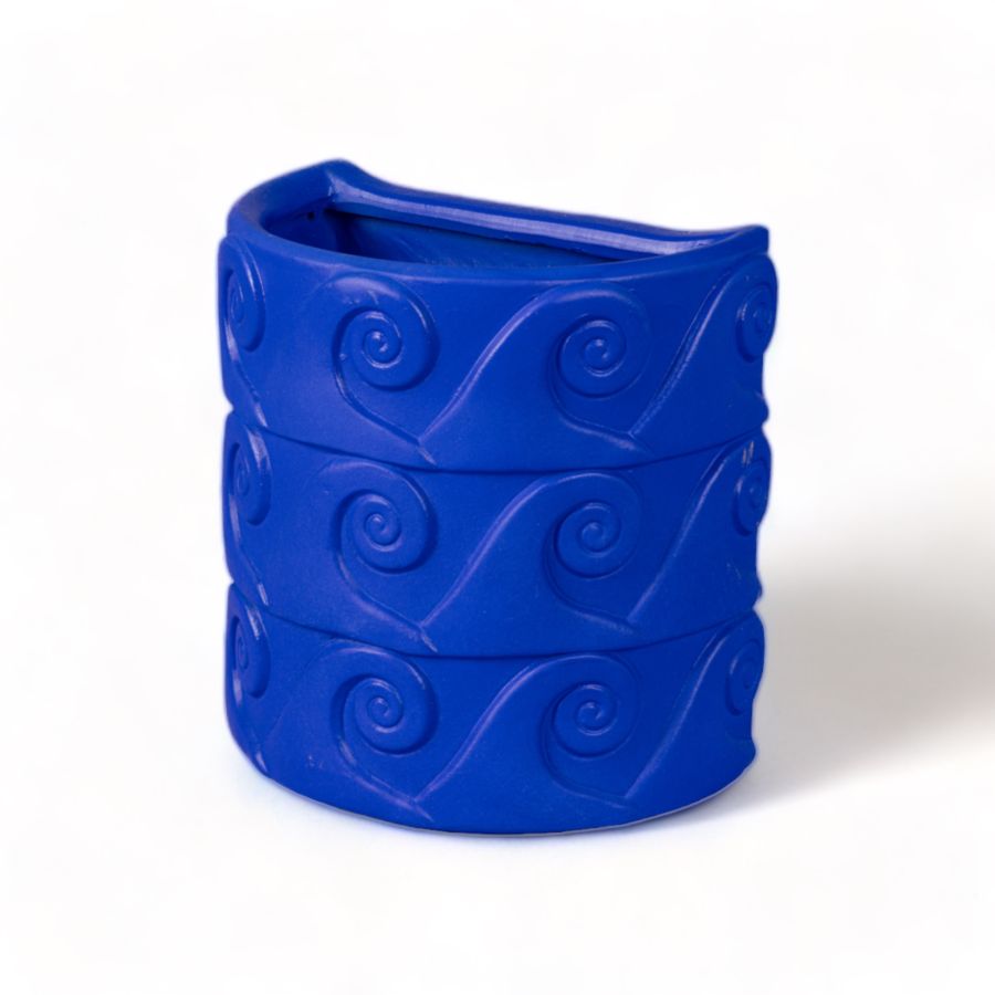 Seletti Terracotta Wall Vase Onde Blue Promozione Limitata