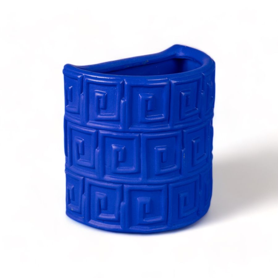 Seletti Terracotta Wall Vase Greche Blue Fino Al -60%