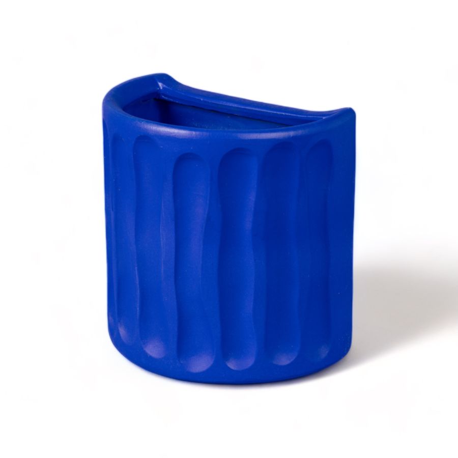 Seletti Terracotta Wall Vase Dorico Blue Shopping Online