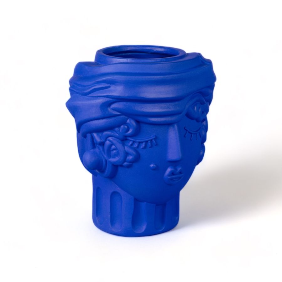 Seletti Terracotta Vase Women Blue Affare Del Giorno