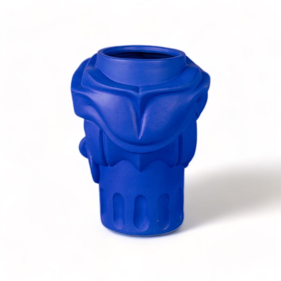 Seletti Terracotta Vase Man Blue Prezzo Ridotto
