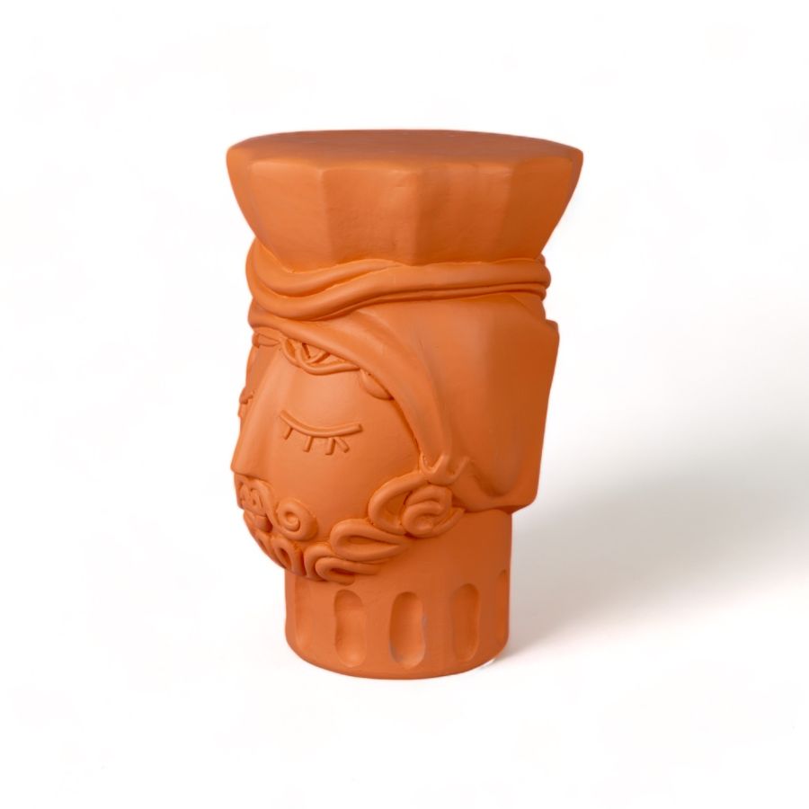 Seletti Magna Graecia Terracotta Stool Man Sconto