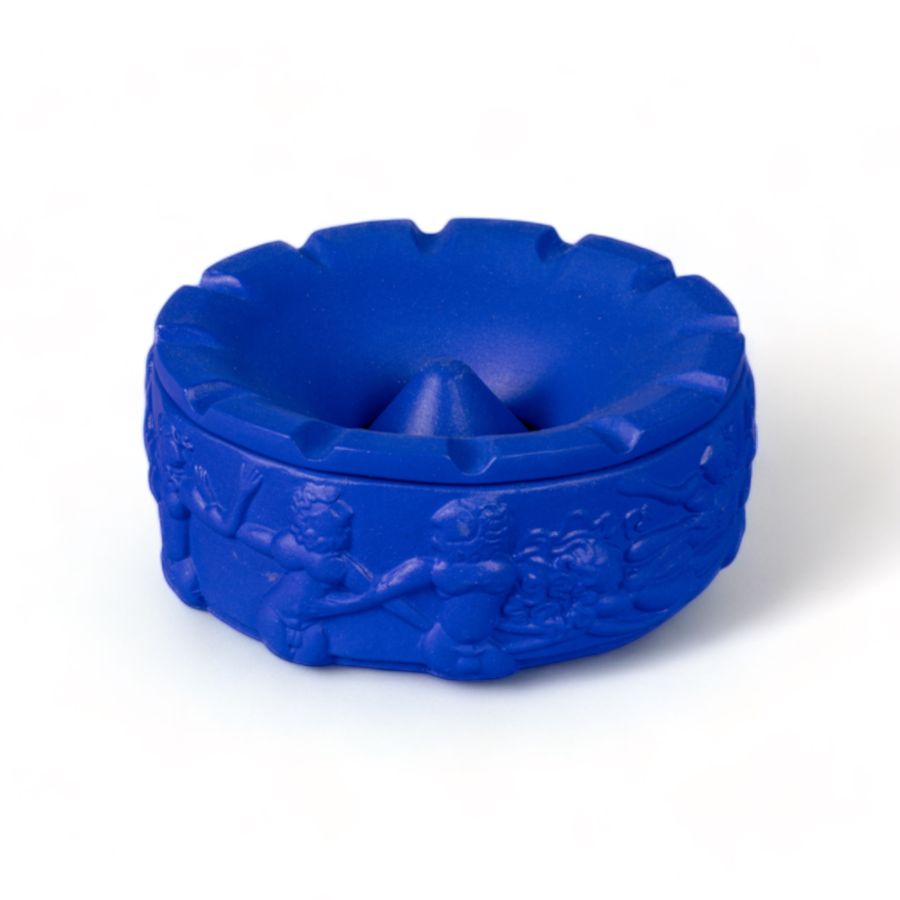Seletti Terracotta Ashtray Dialogues Blue In Vendita