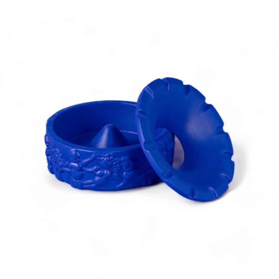 Seletti Terracotta Ashtray Dialogues Blue In Vendita