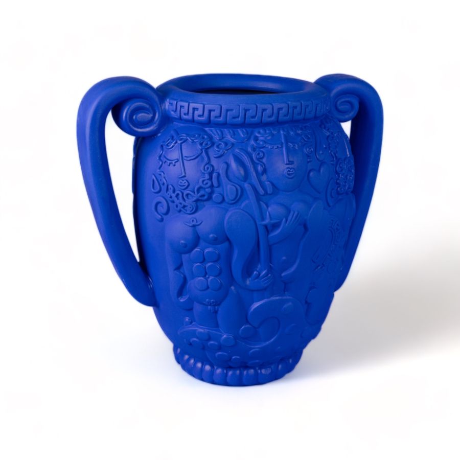 Seletti Terracotta Amphora Blue Vendite stagionali
