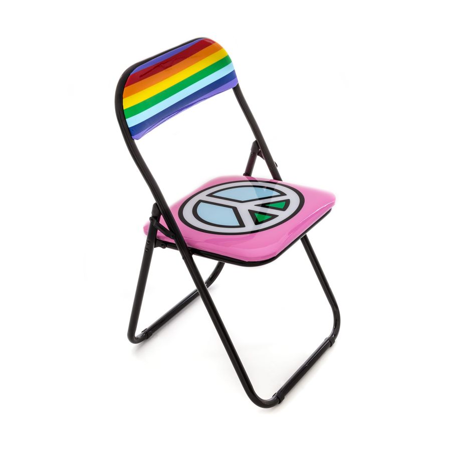 Seletti Folding Chair Peace Saldi Di Fabbrica