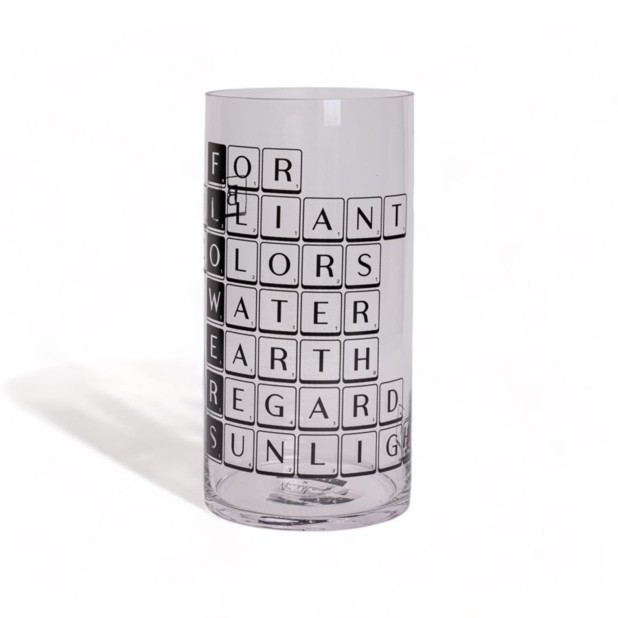 Seletti Vase in glass Tiles & Tales "Flowers" Promozione Limitata