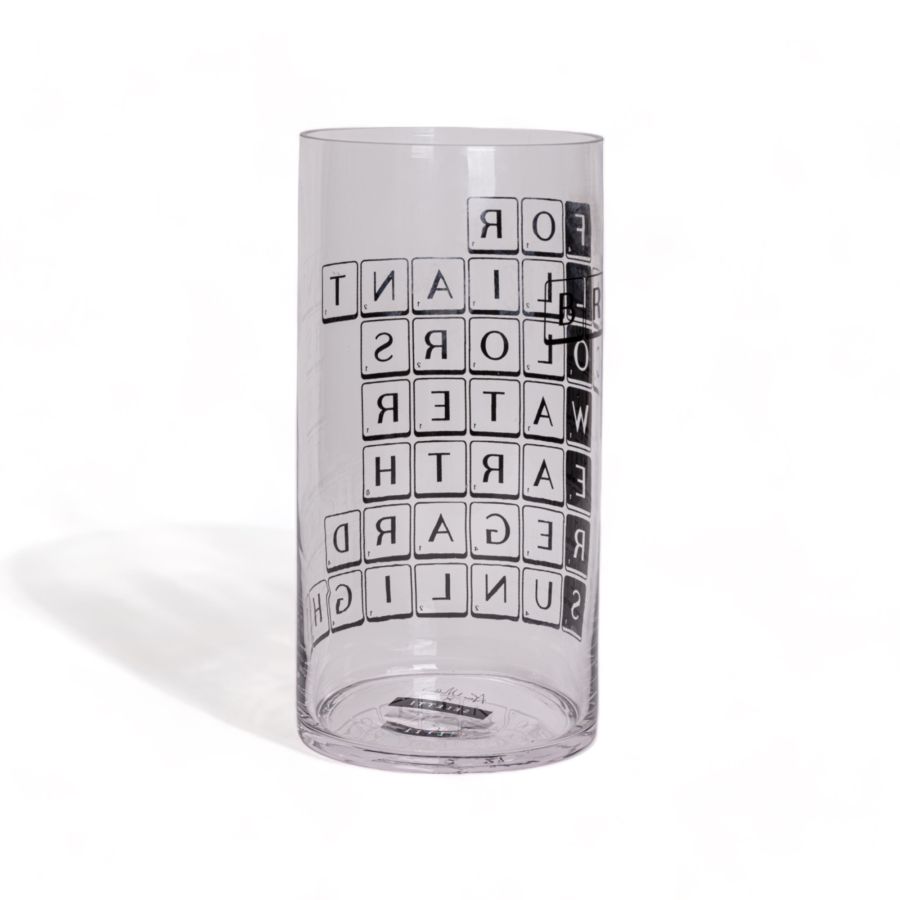 Seletti Vase in glass Tiles & Tales "Flowers" Promozione Limitata