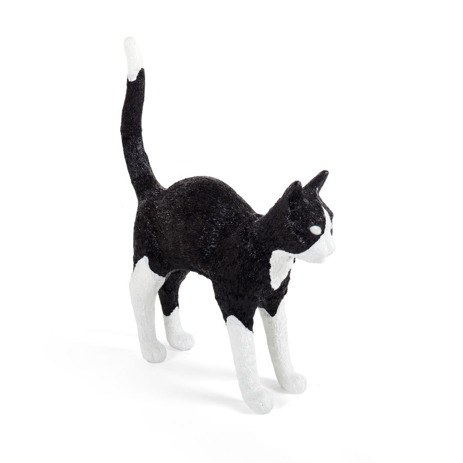 Seletti Jobby The Cat Black & White Presa