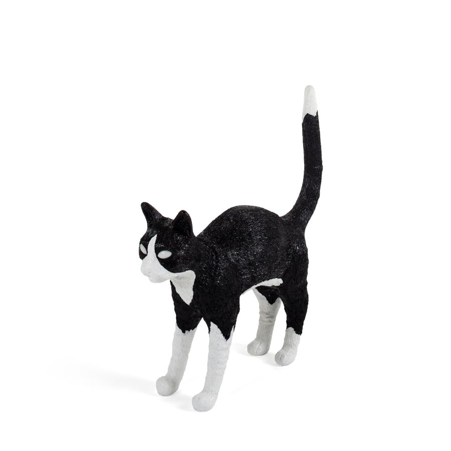 Seletti Jobby The Cat Black & White Presa