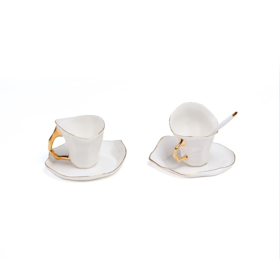 Seletti Meltdown Coffee Set of 2 Nuovo