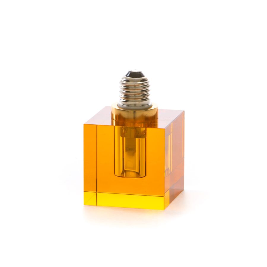 Seletti Crystaled Square Amber Italia