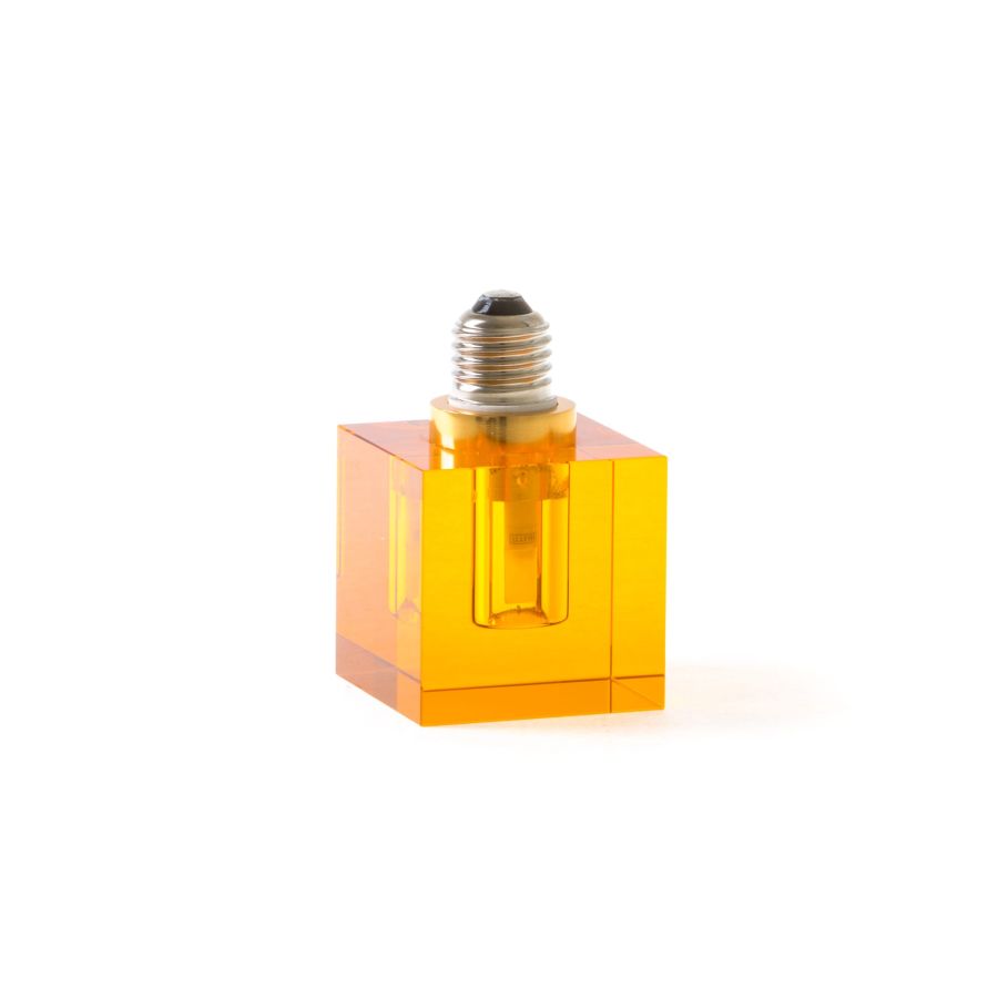 Seletti Crystaled Square Amber Italia